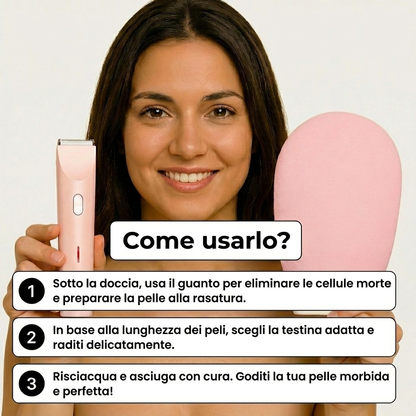 Rasoio 2 in 1 per bikini e corpo