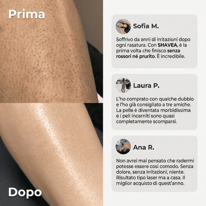 Rasoio 2 in 1 per bikini e corpo