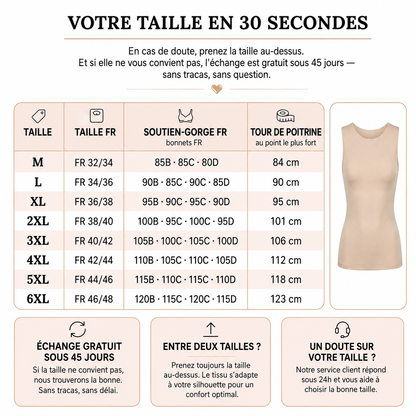 LYNARES ™ - Débardeur confort avec soutien-gorge intégré