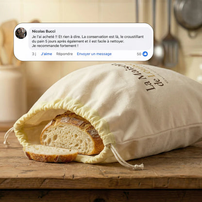 Bolsa para pan de cera de abeja La Maison de Louise