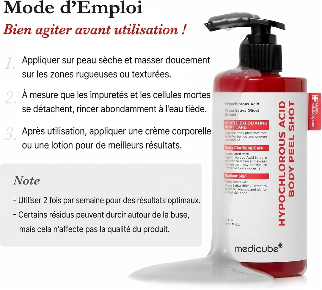 Medicube Body Peel Shot with Hypochlorous Acid