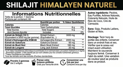 Natural Shilajit Gummies