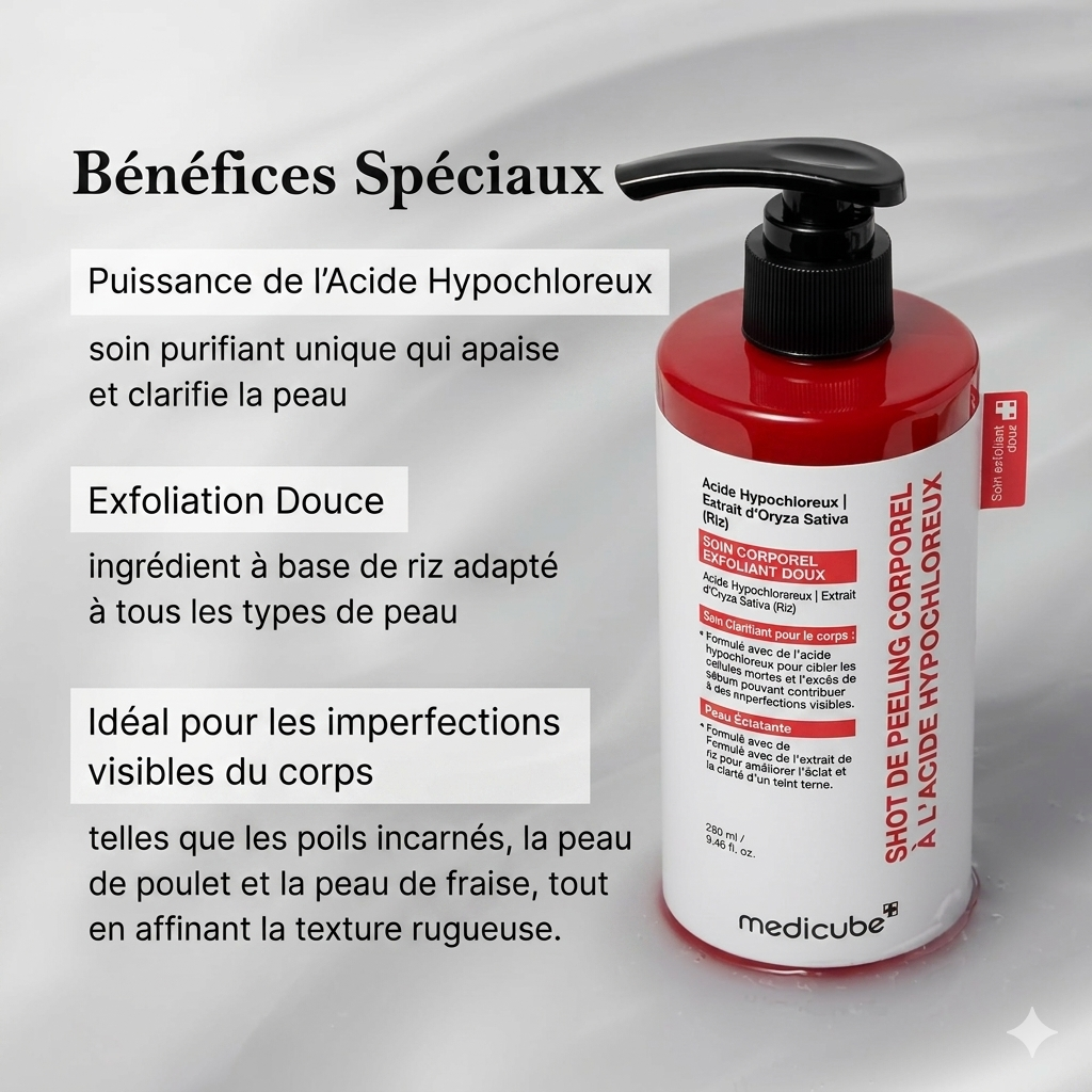 Medicube Body Peel Shot with Hypochlorous Acid