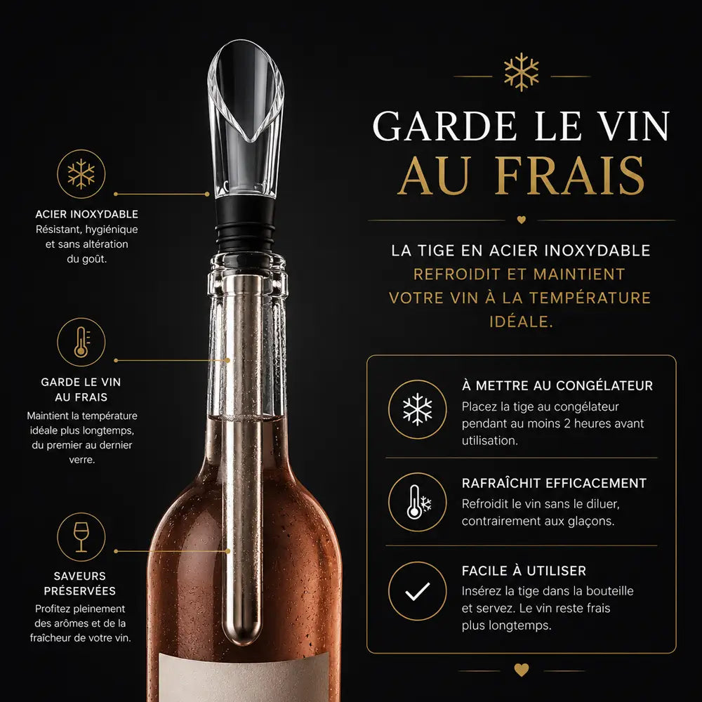 Plus jamais de vin tiède.