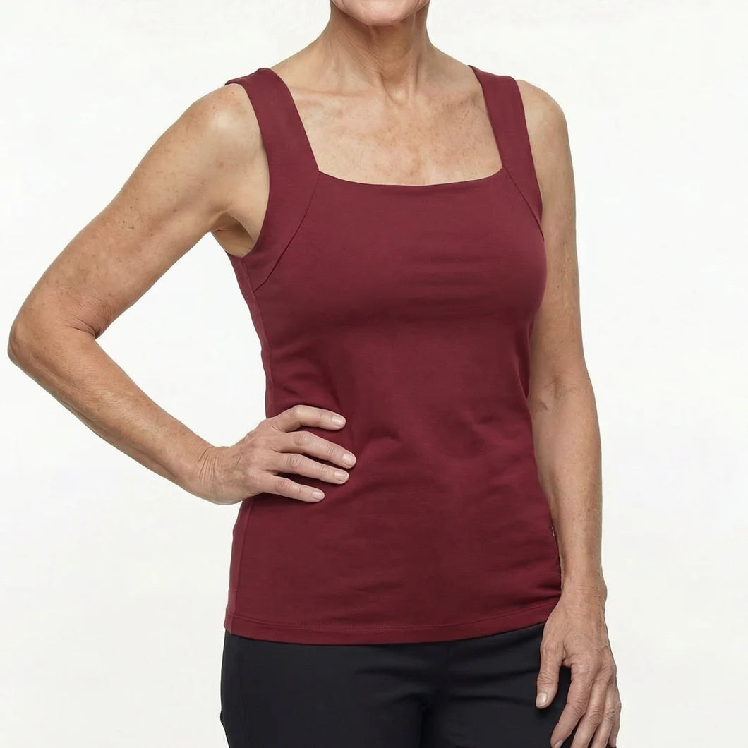 LYNARES ™ - Débardeur confort avec soutien-gorge intégré