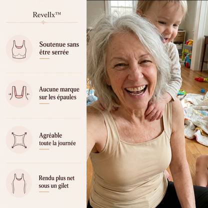 LYNARES ™ - Débardeur confort avec soutien-gorge intégré