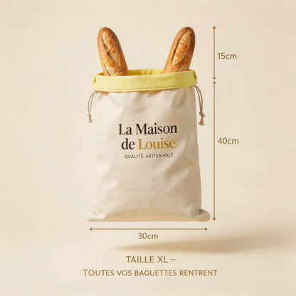 Bolsa para pan de cera de abeja La Maison de Louise